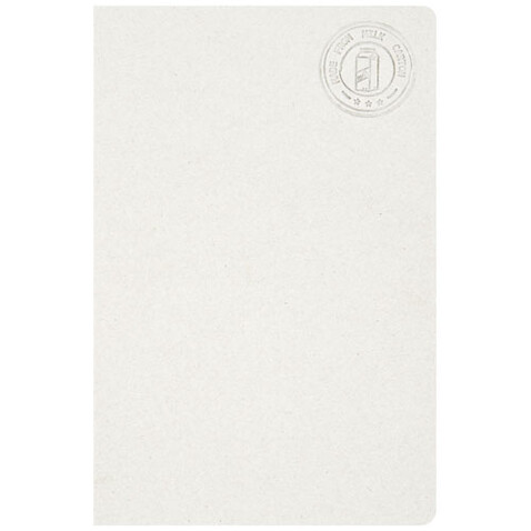 Dairy Dream A5 Notizbuch aus recyceltem Milchkarton, offwhite bedrucken, Art.-Nr. 10778502