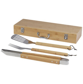 Assadus 3-teiliges Grillset, natural bedrucken, Art.-Nr. 11326306