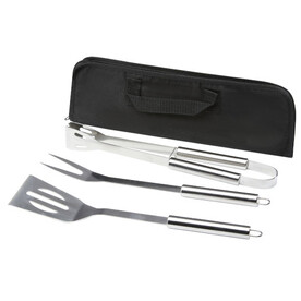 Barcabo 3-teiliges Grillset, silber bedrucken, Art.-Nr. 11326581 Barcabo 3-teiliges Grillset, silber bedrucken, Art.-Nr. 11326581