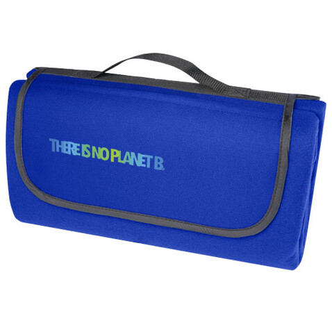 Salvie Picknickdecke aus recyceltem Kunststoff, royalblau bedrucken, Art.-Nr. 11329453