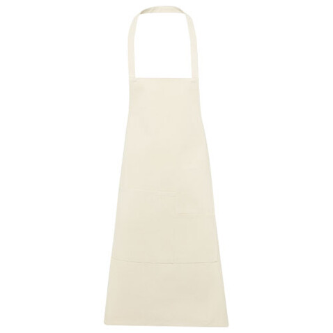 Khana 280 g/m² Schürze aus Baumwolle, offwhite bedrucken, Art.-Nr. 11329502
