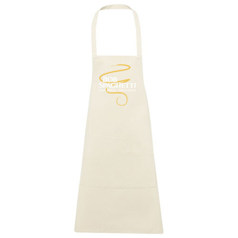 Khana 280 g/m² Schürze aus Baumwolle, offwhite bedrucken, Art.-Nr. 11329502