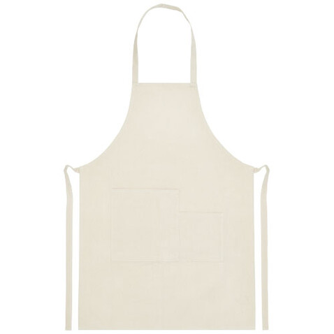 Khana 280 g/m² Schürze aus Baumwolle, offwhite bedrucken, Art.-Nr. 11329502