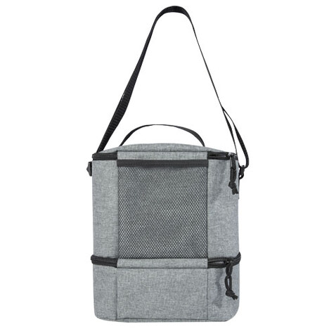 Tundra GRS rPET Lunch Kühltasche für 9 Dosen 9L, heather grau bedrucken, Art.-Nr. 12061580