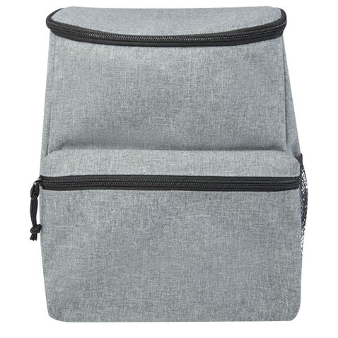Tundra GRS rPET Kühlrucksack 12L, heather grau bedrucken, Art.-Nr. 12061680
