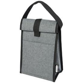 Reclaim GRS rPET Kühltasche für 4 Dosen 5L, heather grau bedrucken, Art.-Nr. 12061780