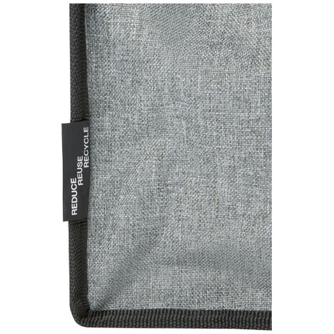 Reclaim GRS rPET Kühltasche für 4 Dosen 5L, heather grau bedrucken, Art.-Nr. 12061780