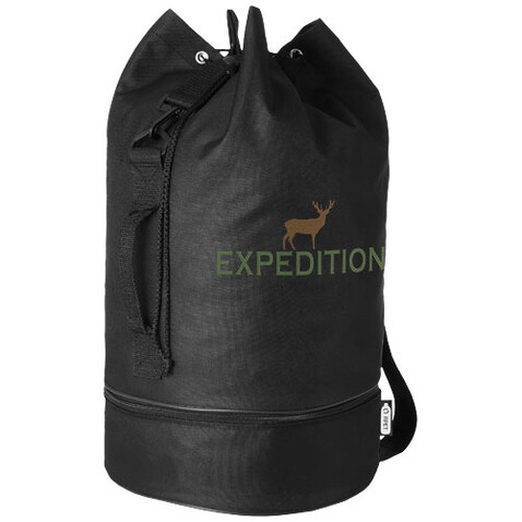 Retrend RPET Seesack 35L, schwarz bedrucken, Art.-Nr. 12062390
