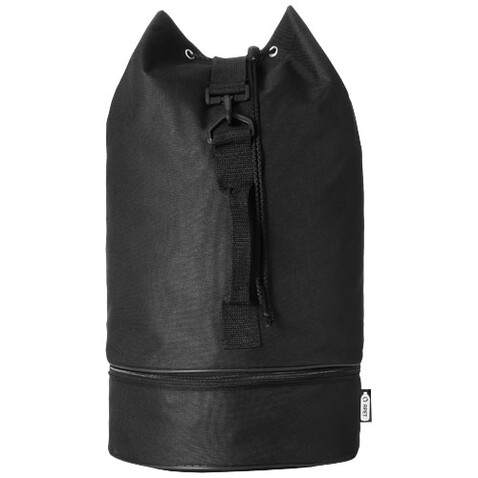 Retrend RPET Seesack 35L, schwarz bedrucken, Art.-Nr. 12062390