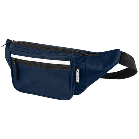 Journey GRS RPET Gürteltasche, navy bedrucken, Art.-Nr. 12062955