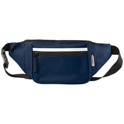 Journey GRS RPET Gürteltasche, navy bedrucken, Art.-Nr. 12062955