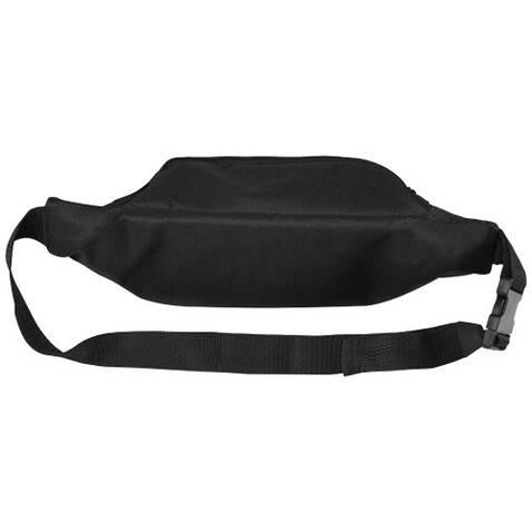 Journey GRS RPET Gürteltasche, schwarz bedrucken, Art.-Nr. 12062990
