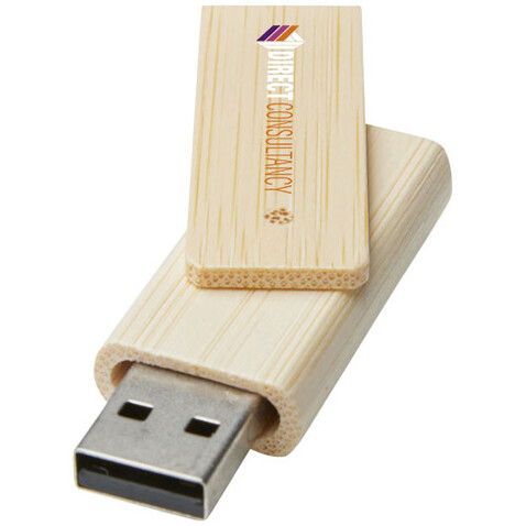 Rotate 16 GB Bambus USB-Stick, beige bedrucken, Art.-Nr. 12374802