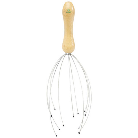Hator Kopfmassagegerät aus Bambus, natural bedrucken, Art.-Nr. 12619906