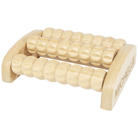 Venis Fußmassageroller aus Bambus, natural bedrucken, Art.-Nr. 12620106