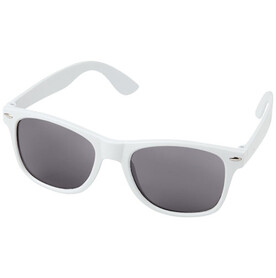Sun Ray rPET Sonnenbrille, weiss bedrucken, Art.-Nr. 12700401