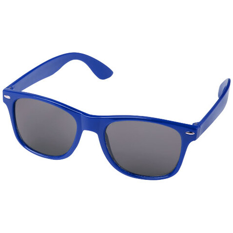 Sun Ray rPET Sonnenbrille, royalblau bedrucken, Art.-Nr. 12700453