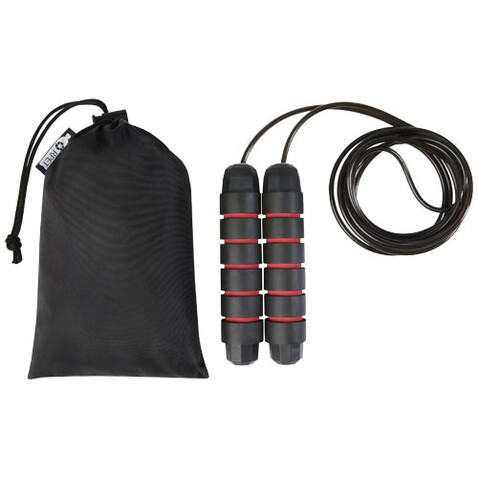 Austin weiches Springseil im Beutel aus rPET, rot bedrucken, Art.-Nr. 12702121 Austin weiches Springseil im Beutel aus rPET, rot bedrucken, Art.-Nr. 12702121