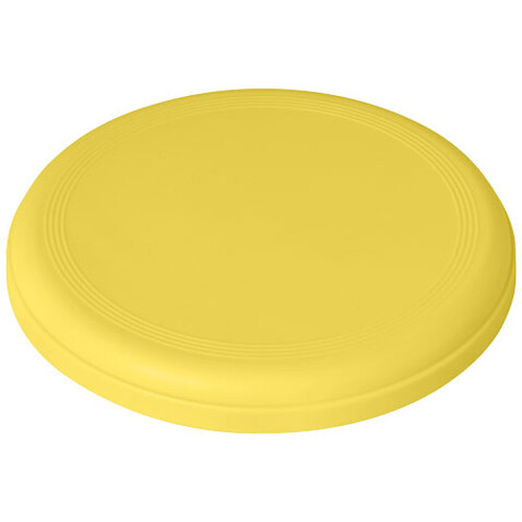Crest recycelter Frisbee, gelb bedrucken, Art.-Nr. 21024011