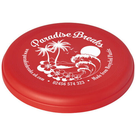 Crest recycelter Frisbee, rot bedrucken, Art.-Nr. 21024021