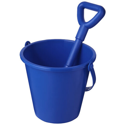 Tides recycelter Strandeimer und Spaten, blau bedrucken, Art.-Nr. 21024152