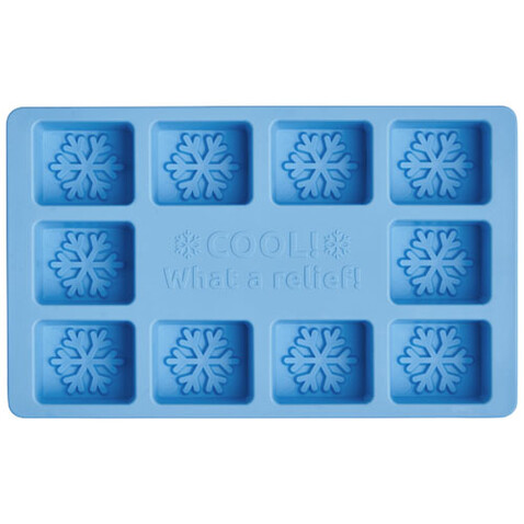 Chill individuell gestaltbarer Eiswürfelbehälter, aquablau bedrucken, Art.-Nr. 21024251