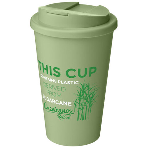 Americano® Renew 350 ml Isolierbecher mit auslaufsicherem Deckel, seaglass green bedrucken, Art.-Nr. 21042762