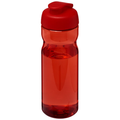 H2O Active® Base Tritan™ 650 ml Sportflasche mit Klappdeckel, rot, rot bedrucken, Art.-Nr. 21043606