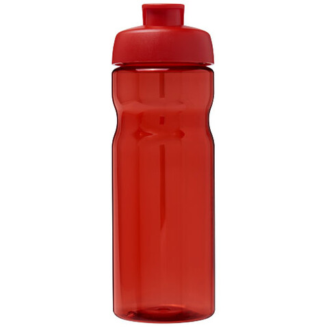 H2O Active® Base Tritan™ 650 ml Sportflasche mit Klappdeckel, rot, rot bedrucken, Art.-Nr. 21043606