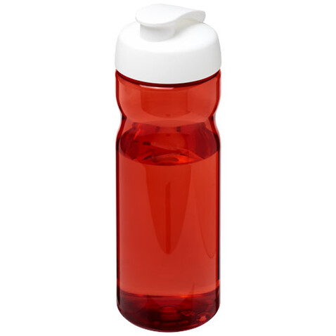 H2O Active® Base Tritan™ 650 ml Sportflasche mit Klappdeckel, rot, weiss bedrucken, Art.-Nr. 21043607 H2O Active® Base Tritan™ 650 ml Sportflasche mit Klappdeckel, rot, weiss bedrucken, Art.-Nr. 21043607