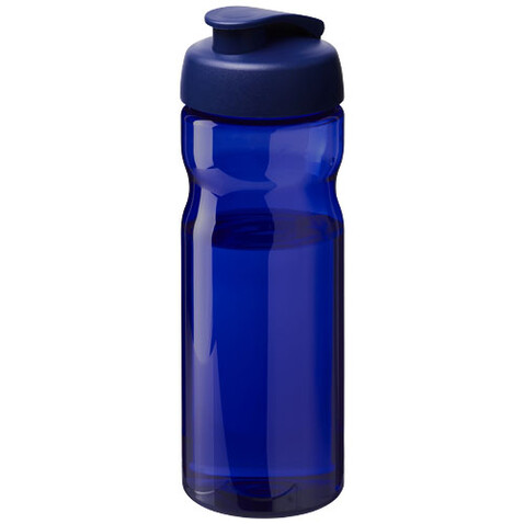 H2O Active® Base Tritan™ 650 ml Sportflasche mit Klappdeckel, blau, blau bedrucken, Art.-Nr. 21043608