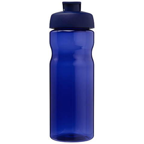 H2O Active® Base Tritan™ 650 ml Sportflasche mit Klappdeckel, blau, blau bedrucken, Art.-Nr. 21043608