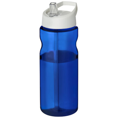 H2O Active® Base Tritan™ 650 ml Sportflasche mit Ausgussdeckel, blau, weiss bedrucken, Art.-Nr. 21043704