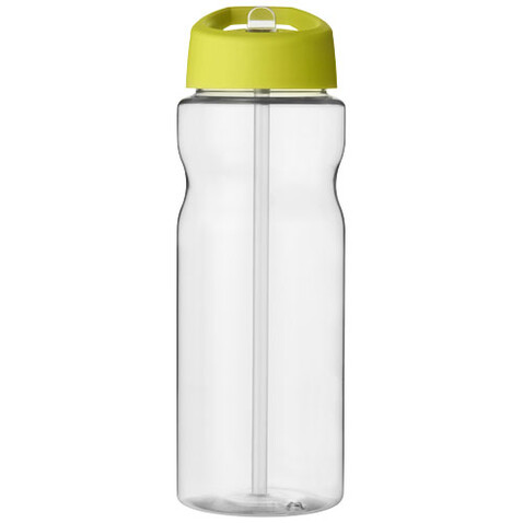 H2O Active® Base Tritan™ 650 ml Sportflasche mit Ausgussdeckel, transparent klar, limone bedrucken, Art.-Nr. 21043712