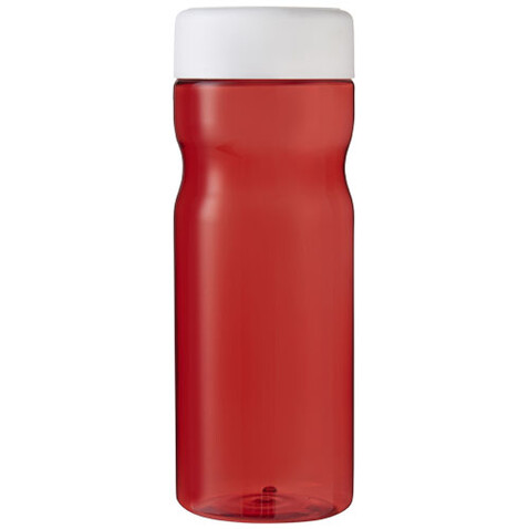 H2O Active® Base Tritan™ 650-ml-Sportflasche mit Drehdeckel, rot, weiss bedrucken, Art.-Nr. 21043802