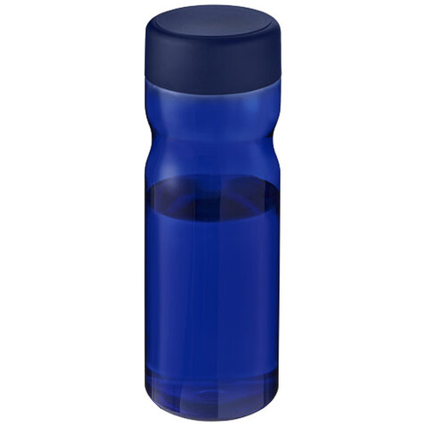 H2O Active® Base Tritan™ 650-ml-Sportflasche mit Drehdeckel, blau, blau bedrucken, Art.-Nr. 21043807