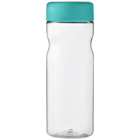 H2O Active® Base Tritan™ 650-ml-Sportflasche mit Drehdeckel, transparent klar, aquablau bedrucken, Art.-Nr. 21043812