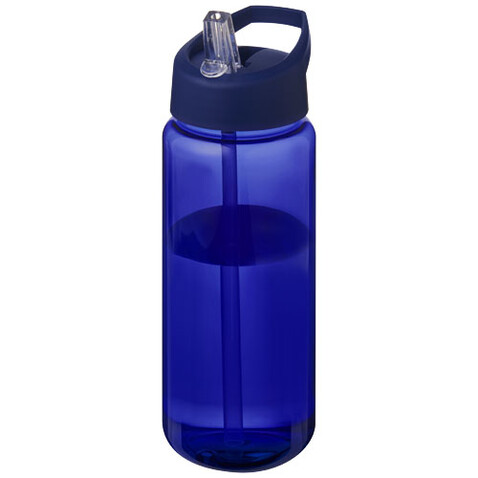 H2O Active® Octave Tritan™ 600 ml Sportflasche mit Ausgussdeckel, blau, blau bedrucken, Art.-Nr. 21044606