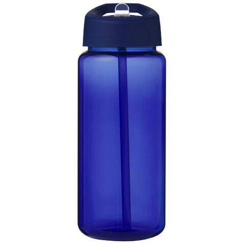 H2O Active® Octave Tritan™ 600 ml Sportflasche mit Ausgussdeckel, blau, blau bedrucken, Art.-Nr. 21044606