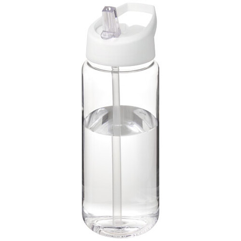 H2O Active® Octave Tritan™ 600 ml Sportflasche mit Ausgussdeckel, transparent klar, weiss bedrucken, Art.-Nr. 21044607 H2O Active® Octave Tritan™ 600 ml Sportflasche mit Ausgussdeckel, transparent klar, weiss bedrucken, Art.-Nr. 21044607