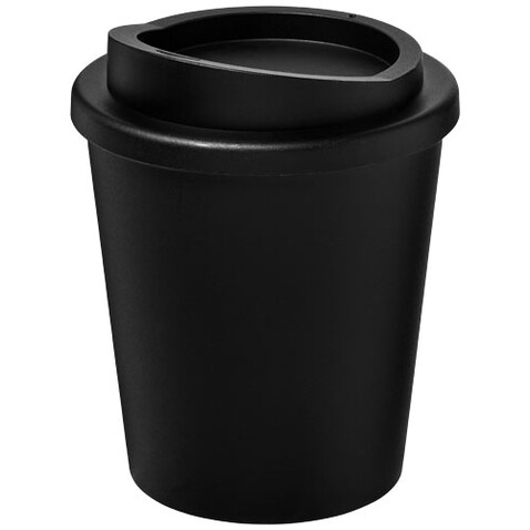 Americano® Espresso 250 ml recycelter Isolierbecher, schwarz bedrucken, Art.-Nr. 21045290