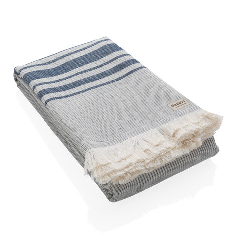 Ukiyo Yumiko AWARE™ Hamamtuch 100x180cm navy blau bedrucken, Art.-Nr. P453.795