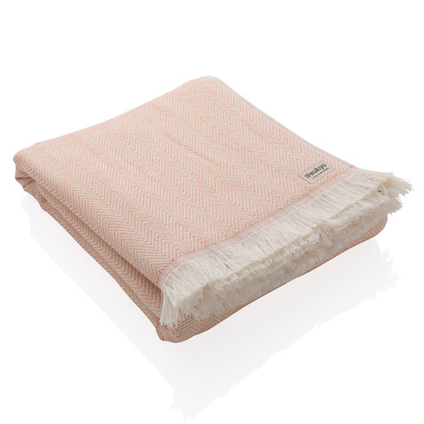 Ukiyo Hisako AWARE™ Four Seasons Handtuch/Decke 100x180cm rosa bedrucken, Art.-Nr. P453.809