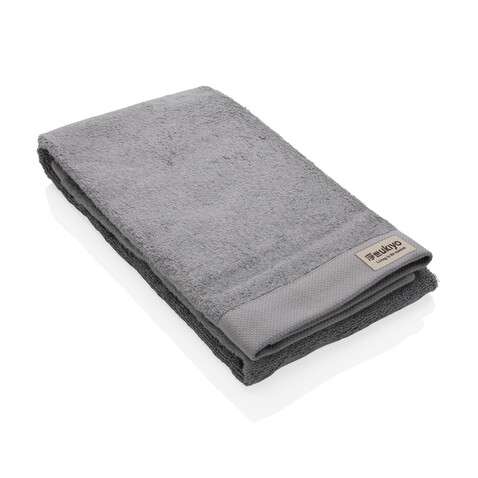 Ukiyo Sakura AWARE™ 500gr/m² Badetuch 50 x 100cm grau bedrucken, Art.-Nr. P453.812