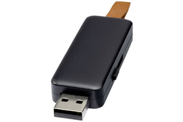 Gleam 4 GB USB-Stick mit Leuchtfunktion bedrucken, Art.-Nr. 123740