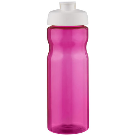 H2O Active® Base 650 ml Sportflasche mit Klappdeckel, magenta, weiss bedrucken, Art.-Nr. 21004526 H2O Active® Base 650 ml Sportflasche mit Klappdeckel, magenta, weiss bedrucken, Art.-Nr. 21004526