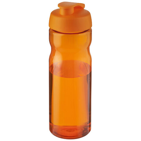 H2O Active® Base 650 ml Sportflasche mit Klappdeckel, orange, orange bedrucken, Art.-Nr. 21004531