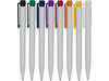 Stilolinea ABS Pier Kugelschreiber mit farbigem Clip – Hellblau bedrucken, Art.-Nr. 018999127_2254