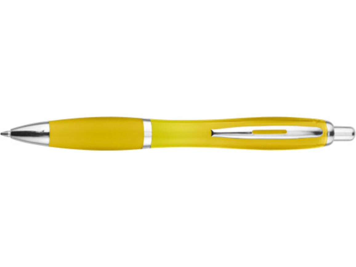 Kugelschreiber 'Newport' aus Kunststoff – Gelb bedrucken, Art.-Nr. 006999999_3015