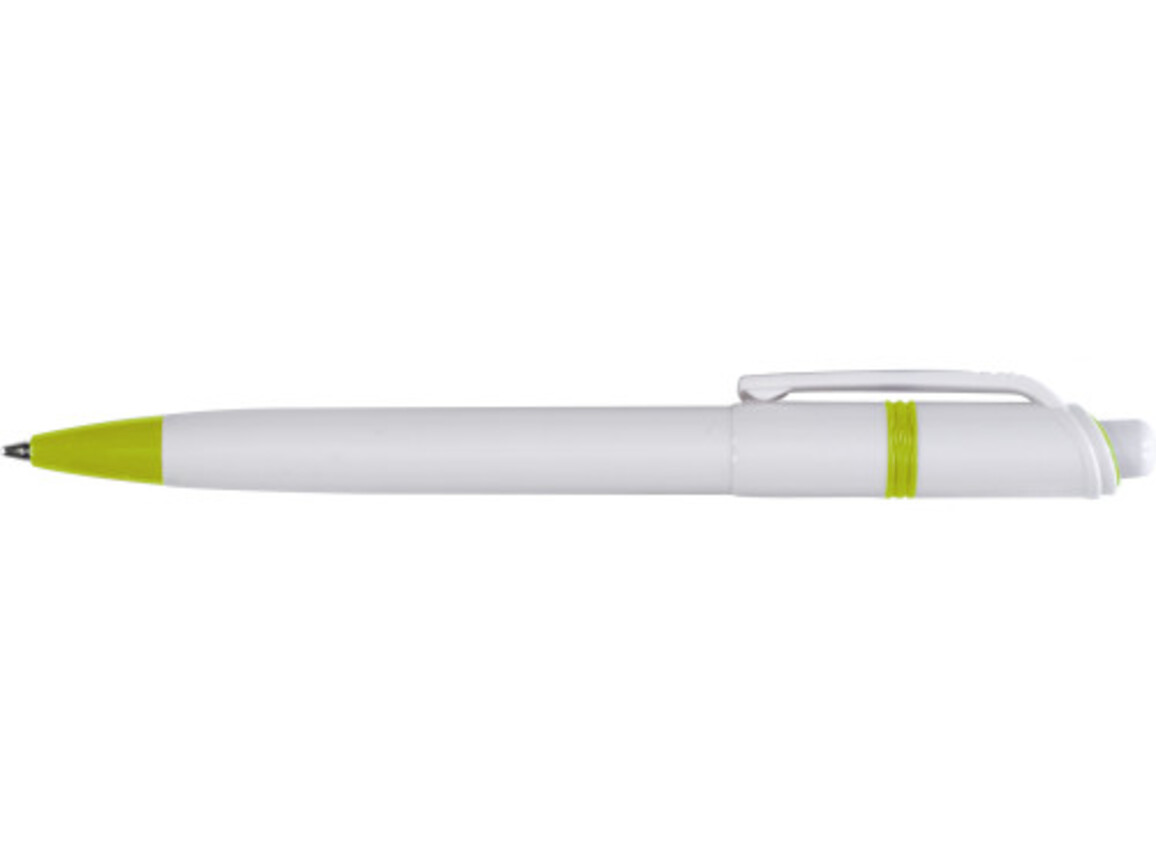 Stilolinea Kugelschreiber 'Ducal' aus Kunststoff – Limettengrün bedrucken, Art.-Nr. 019999999_5401
